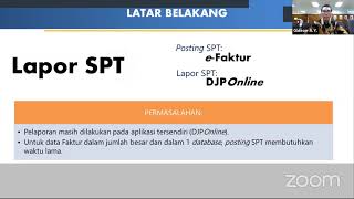 Sosialisasi Prepopulated eFaktur 30  PrePopulated Pajak Masukan dan SPT masa PPN 15 [upl. by Harbert]