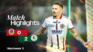 Match Highlights  East Bengal FC 02 Mohun Bagan Super Giant  MW 5  ISL 202425 [upl. by Nissensohn]