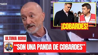 ¡ARTURO PEREZ REVERTE EXPLOTA en EL HORMIGUERO CONTRA PEDRO SANCHEZ y CARLOS MAZÓN [upl. by Ecirtel]