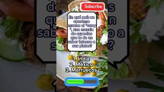 Juego de Comidas Exquisitas 🥰🌈🌈🌸 quiztime juegosdequiz juegosgratis juegodetrivia test [upl. by Helbonia929]