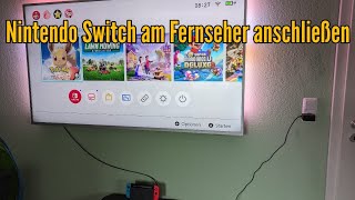 Nintendo Switch mit Fernseher verbinden  Nintendo Switch am Smart TV anschließen [upl. by Januarius857]