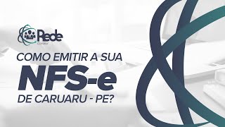 Tutorial de Emissão NFSe CaruaruPE [upl. by Ymmik769]