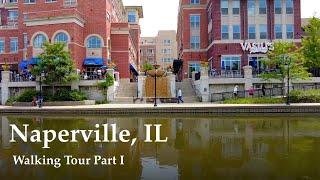 Walking Tour Part 1 Naperville Business District  Riverwalk  North Central College NapervilleIL [upl. by Eyatnod119]