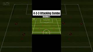 433 Attacking Combination soccerdrills soccertraining soccershorts [upl. by Irtemed972]