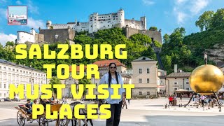 SALZBURG TOUR PART 1  MUST VISIT PLACES travel salzburg punjabiineurope punjabivlog mozart [upl. by Sotos]