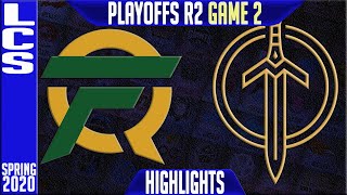 FLY vs GGS Highlights Game 2  LCS Spring 2020 Playoffs Round 2  FlyQuest vs Golden Guardians G2 [upl. by Jacynth986]