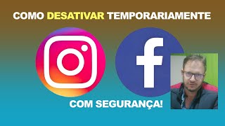 Como desativar temporariamente Página do Facebook e Instagram [upl. by Peterson]