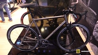 2016 Van Nicholas Astraeus Titanium Road Bike  Walkaround  2015 Eurobike [upl. by Gniw]