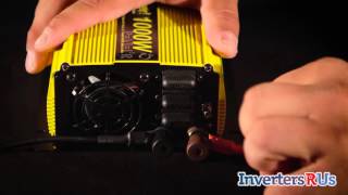 Go Power GP1000 1000 Watt DC to AC Power Inverter [upl. by Hadeis]