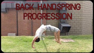 My Back Handspring Progression [upl. by Liu]