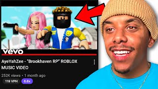 I REACT to my quotBrookhaven RPquot MUSIC VIDEO HIDDEN SECRETS [upl. by Ellohcin67]