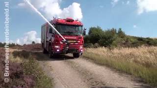 2016 09 09 Oefening Zandhaas nieuw voertuig brandweer Wapenveld [upl. by Gayle]