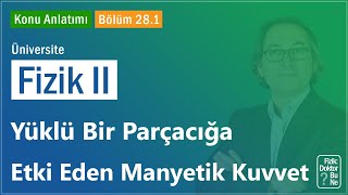 Üniversite Fizik II  Bölüm 281 Yüklü Bir Parçacığa Etki Eden Manyetik Kuvvet [upl. by Berton]