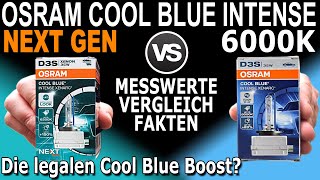 Osram Cool Blue Intense Next Gen Vergleich Messwerte Fakten  Die neuen legalen Cool Blue Boost [upl. by Anerev]