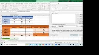 Problema de Transporte Excel [upl. by Lednek]