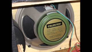 Celestion v30 vs Celestion Greenback G12m  Marshall jcm 800 2204  Vox Ac15 [upl. by Adnicul]