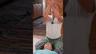 Energy massage and chiropractic for Anna from Vadim Veter chiropractor [upl. by Nauqel]