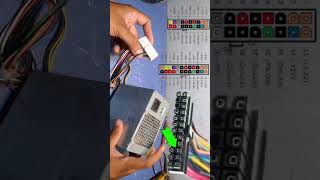 12v DC Motor Connection Computer Power Supplyyoutubeshorts dcmotor [upl. by James]