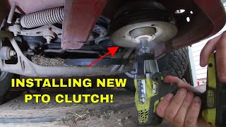 How to Install PTO Clutch on Exmark Lazer z [upl. by Carbone90]