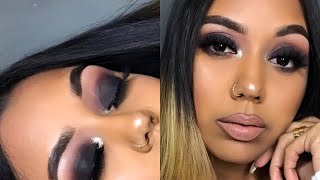 SMOKEYGLITTER NEW YEARS EVE MAKEUP 2017  Mabel Torres [upl. by Ameen]