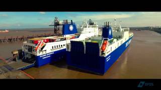 Immingham DFDS largest freight terminal [upl. by Hacim]