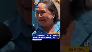 Así se expresó Corina Parisca Pérez psicóloga y madre de María Corina Machado [upl. by Joelie957]