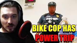 Bike Cops Shoots Someone Over Trespassing [upl. by Laehcimaj]