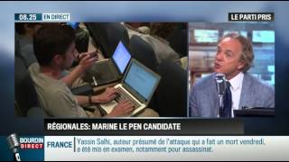 H Gattegno quotMarine Le Pen fait le mauvais choix mais elle navait pas le choixquot  0107 [upl. by Euqinue149]