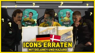 Icon quiz with Thorgan Hazard amp Thomas Delaney  BVB x eFootball  FIFA 21 [upl. by Monah]