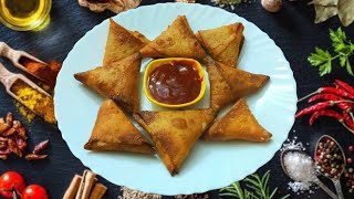 Onion SAMOSA  Street Food  Hanu Foods Onion Samosa Recipe [upl. by Studdard477]