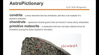 chondrite chondrules and primitive meteorites [upl. by Elfie]