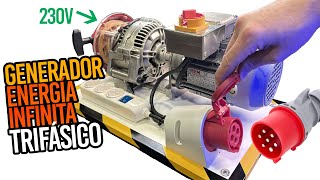 Generador de Energía Infinita 10Kw  Monofásico y Trifásico 230V [upl. by Rivy]