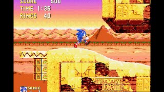 Sonic the Hedgehog 3 Complete Sandopolis Zone Act 1 Sonic 1080 HD [upl. by Rehpretsirhc630]