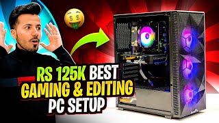 Rs 125K Full Editing amp Gaming PC Build Setup  125k PC Build  PC Build under 125K in Pakistan [upl. by Letniuq]