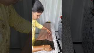 Saree pre pleating free classes shorts tutorial [upl. by Tore]