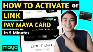 How to ACTIVATE LINK Pay MAYA PHYSICAL CARD Full Guide 2023 [upl. by Skye]