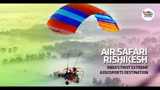 Air Flying Safari in Rishikesh Uttarakhand India [upl. by Hakan221]