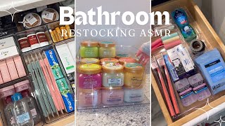 Guest Bathroom Restock ASMR✨  TikTok Restocking Organizer [upl. by Mohkos]