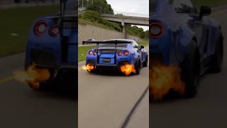 Flame Throwing LibertyWalk Widebody R35 GTR 🔥🔥🔥 carvideography nissan nissangtr flame gtr [upl. by Kcirej]