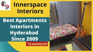 Innerspace Interiors Best Apartments Interiors in Hyderabad Since 2009 7036006699 homeinterior [upl. by Maze]