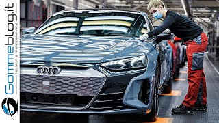 2021 Audi etron GT PRODUCTION  e tron German Car Factory [upl. by Yzdnil]