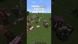 WAIT FOR ANIMAL KINGDOM TNT 😺🐶🐮🦌 minecraft shorts trending [upl. by Ardnazxela962]