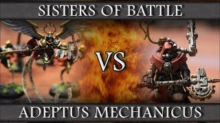 Warhammer 40k 8th Edition Battle Report Adeptus Mechanicus Vs Adeptus Mechanicus 2000 Points [upl. by Ahsita]