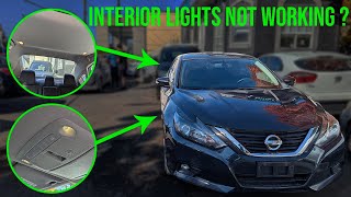 No Interior Lights Working Fixed  Nissan Altima 20132018 [upl. by Adnawed]