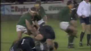 The Battle of the Gnoll  Neath v South Africa big rugby fight [upl. by Ahsinhoj736]