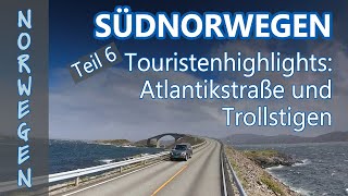 Südnorwegen  Atlantikstraße Trollstigen Jotunheimen  Teil 6 unserer Tour [upl. by Lesh341]