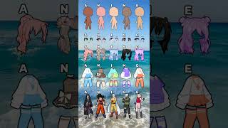 anime Comment Your Favourite Look tocaboca gacha anime [upl. by Hewet]