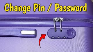 How To Change Lock Pin in Luggage bag [upl. by Arjun220]