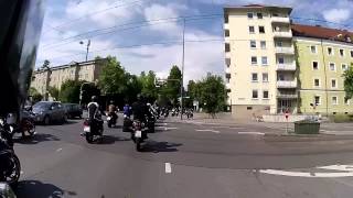 Ringtour 2014  Motorrad Demo München [upl. by Aiahc]