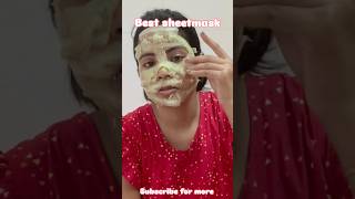 Hydrating mask for faceBest sheet mask for glowing skinshorts viralshorts trending viralvideo [upl. by Alih]